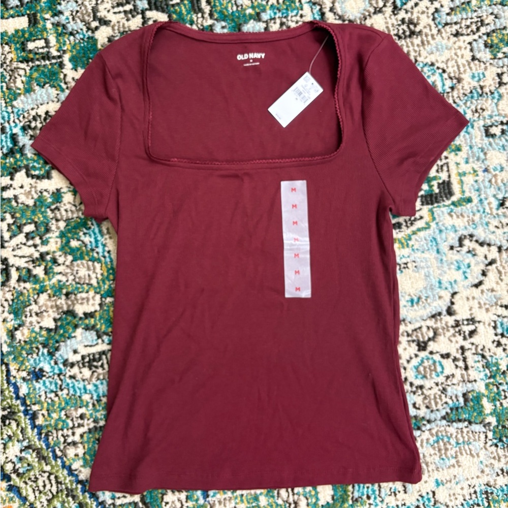 NWT Square Neck Top